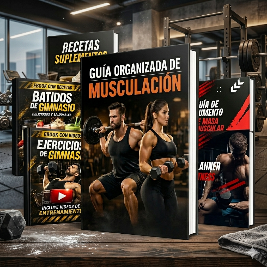 Guía Organizada de Musculación: 140 Rutinas de Ejercicios + 5 Bonos
